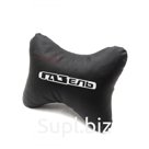 Подушка автомобильная на подголовник, косточка, ГАЗЕЛЬ , ортопедическая ,  эко-кожа, 1шт.