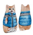 Cat in a blue jacket 30 cm Item: MT30029