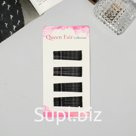 Невидимки для волос «Классика», набор 40 шт., 6 см, чёрные