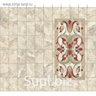 3D пол ПВХ "Мраморный узор" 1800х1496х4 мм (8 штук)
