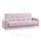 Диван книжка Мемфис Велюр / ножки - металл золотые