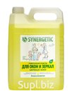 Средство для мытья окон и зеркал Synergetic «Цветущий лимон», 5 л