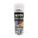 Эмаль алкидная DETON Universal черная глянцевая аэрозоль, 520мл