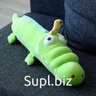Мягкая игрушка-подушка «Крокодил с уточкой», 65 см, цвет зелёный
