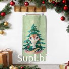 Полотенце Этель Winter story 40×73 см, 100% хлопок, саржа 190 г/м²