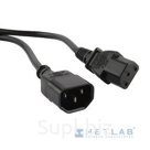 Hyperline PWC-IEC13-IEC14-3.0-BK Кабель питания монитор-компьютер IEC 320 C13 - IEC 320 C14 3x0.75 , 3 м