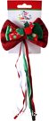 Festive bow tie with ribbons, 140x360mm, on a clip