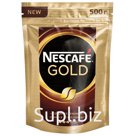 Кофе молотый в растворимом NESCAFE (Нескафе) «Gold», сублимированный, 500 г, мягкая упаковка