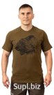 Футболка PRIDE Taiga king (Тайга кинг)(хлопок, хаки) PRTS-06KH1