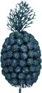 Decorative Pineapple Branch 72x9x13cm