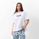 Футболка женская белая MIST Babe, р. XS (40-42)