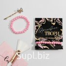 Набор: резинка браслет и заколка для волос «Твори», d= 4 см.