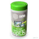 Cactus Салфетки  CS-1001PE для экранов и оптики туба 100шт влажных