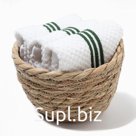 Набор декоративных новогодних салфеток "Этель" Greenish 30х30см., 3штуки, 100%хлопок
