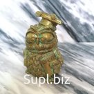 Статуэтка "Сова с дипломом", цвет латунь, размер 8х5х5 см