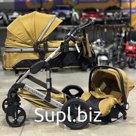 Детское 4-х колёсное шасси Luxmom 558 3в1 пустынно-жёлтый