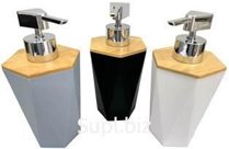 Диспенсер для жидкого мыла 3 цвета-белый, серый, черный Артикул: RA-8883