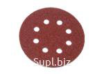Круг 50338 наждачный Р 40 Д 125 с липучкой 8 отверстий (в уп.10шт-набор) (200шт в кор.)MaxiTool
