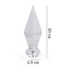 Навершие для флага, 20 х 2.8 см, серебро