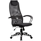 Кресло руководителя Метта "Business" BP-8 PL, ткань-сетка черная №20, механизм качания