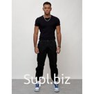 Джинсы карго мужские, размер 54, цвет чёрный