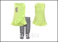 Комплект джемпер+брюки(лосины) для девочки Артикул: 02-61-2.