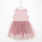 Платье для девочки MINAKU: PartyDress цвет пыльная роза, рост 110 см