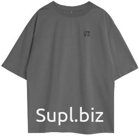 Kultlab Мужская футболка Oversize Logo, Темный графит Размеры