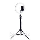 Светильник настольный кольцевой Artstyle TL-602B, 12Вт, LED, диммирование 10 уровней, штатив 1,6 м, USB-порт
