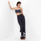 Брюки женские в клетку MINAKU: Classic, серые, размер 50