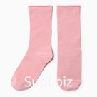 Носки женские, цвет сухая роза, размер 23-25