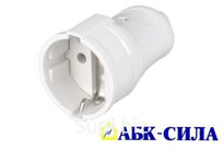 Розетка кабельная разборная прямая с з/к 16А 220В белая