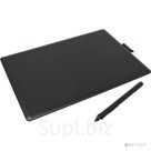 Wacom Графический планшет  One by Medium USB черный красный CTL-672-N