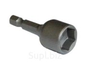 Головка торцевая магн. S13мм 1/4" 48мм Энкор