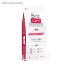 Сухой корм Brit Care Dog Endurance для активных собак, утка/рис, 12 кг.