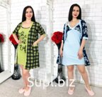 Комплект женский 2-ка (сорочка и халат) АРТ: 360952