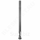 Балясина, стойка 50 нержавейка чёрный с кольцами №383