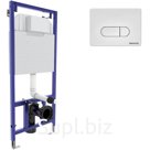 Novum 525 040234 для унитаза с Белой Soft Touch клавишей смыва Berges
