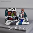 Фигура световая "Новогодняя развилка", 7 LED, USB, музыка, динамика, ААА*3 (не в комп)