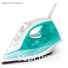 Утюг Philips GC1741/70, 2000 Вт, антипригарная подошва, 25 г/мин, 220 мл, зелёный