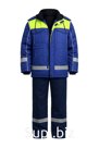Костюм зимний повышенной видимости (синий/салатовый); Спецодежда зимняя