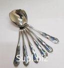 Ложка чайная "Синий цвекток" из 6-ти шт; Артикул: АН75/LH445 от компании test по лучшей цене!