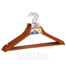 Вешалка-плечики OfficeClean, набор 5шт., деревянные, с перекладиной, 45см, цвет натуральный