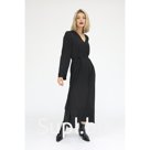 Шелковое платье свободного силуэта, размер 44