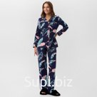 Пижама женская (рубашка, брюки) KAFTAN Tropical dream, размер 44-46