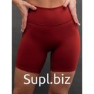 Велосипедки спортивные женские, размер XL, цвет бордовый