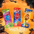 Карамель на палочке "Лучистик Zombie" ассорти 10гр