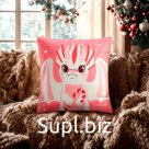 Наволочка декоративная "Этель" "Сказочного праздника" 40х40 см, 100 полиэстер, велюр