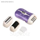 Эпилятор ENERGY EN-739, 3 в 1, 3 Вт, АКБ, 3 насадки, фиолетовый