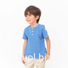 Футболка детская KAFTAN "Basic line", р.30 (98-104 см), синий